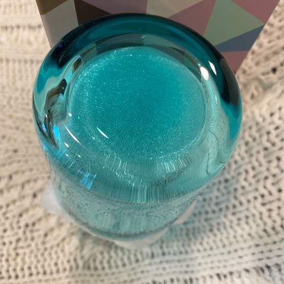 Jonathan Adler Bedside Carafe Turquoise Blue Water Pitcher Hostess Gift NWT Aqua - Picture 3 of 6